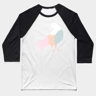 Pattern from colorful Halloween crows Baseball T-Shirt